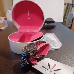 ISAAC MIZRAHI LIVE Ceramic Watch - Gently Used, includes case & info